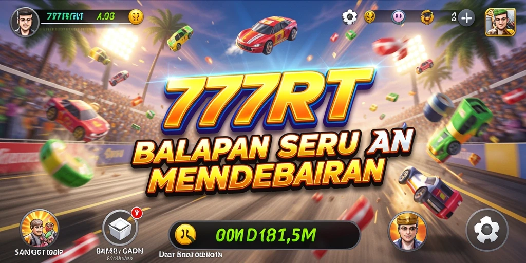 Tampilan gameplay Racing dari 777RT yang mendebarkan dan realistis.