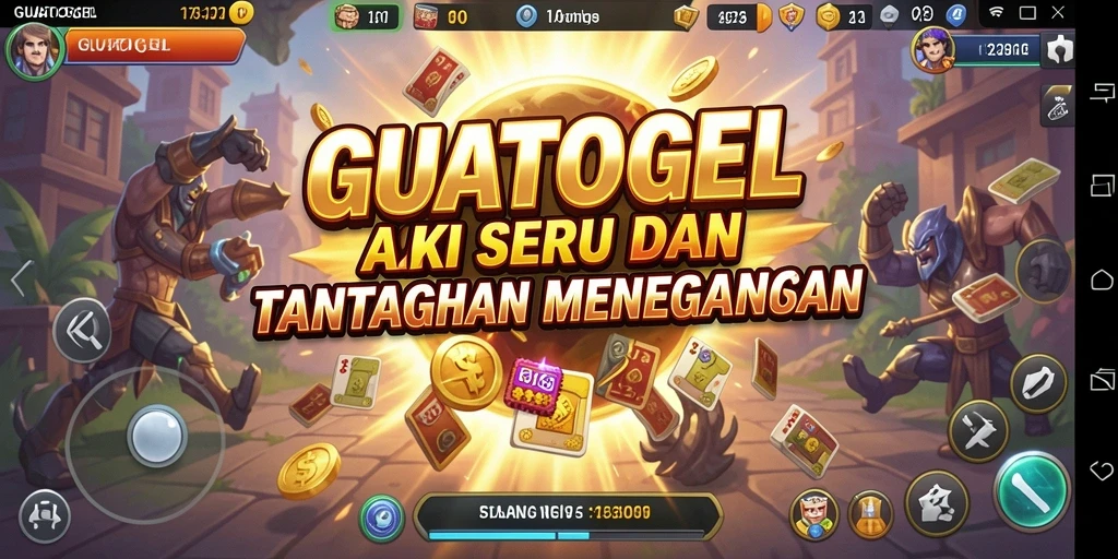 Tampilan gameplay GUATOGEL yang menegangkan dan penuh aksi.