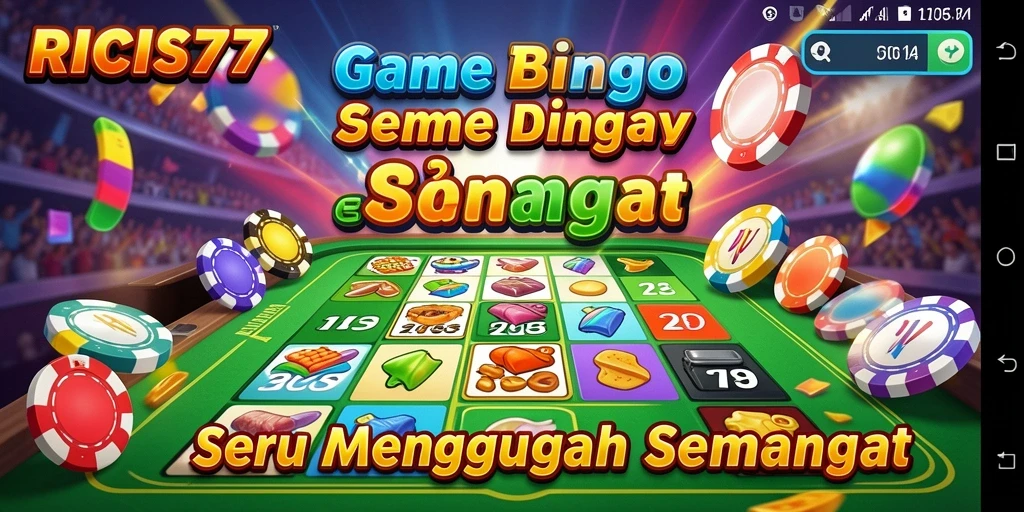 Tampilan gameplay seru di RICIS77 yang menghadirkan keseruan Bingo.