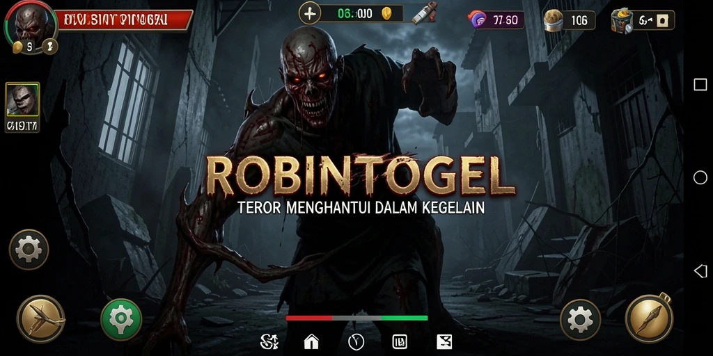 Gambaran menakutkan dari gameplay ROBINTOGEL yang penuh kejutan.