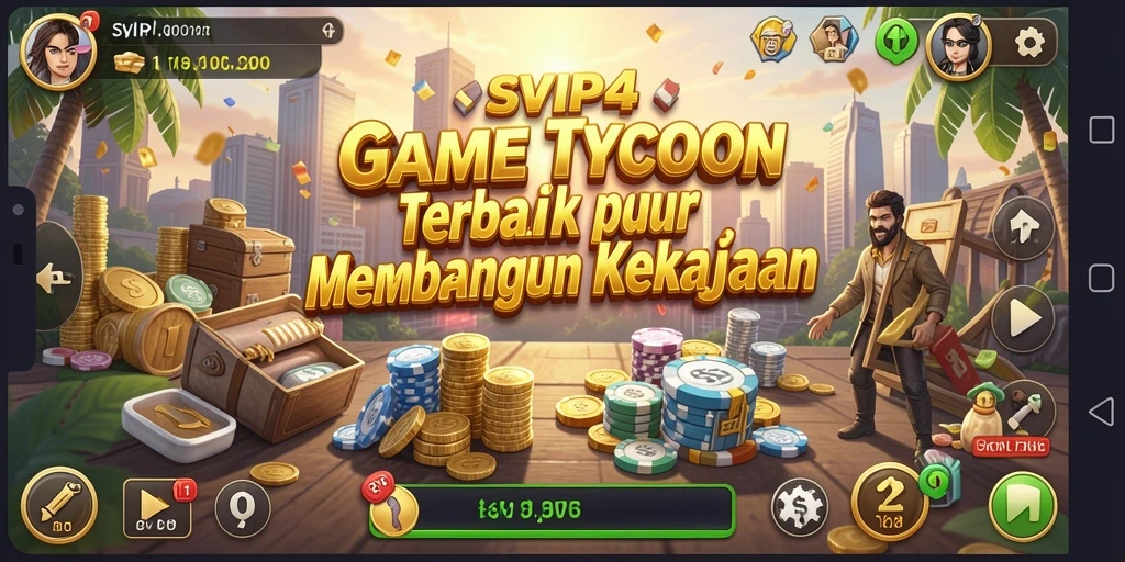 Tampilan screenshot SVIP4 menampilkan gameplay Tycoon yang menarik.
