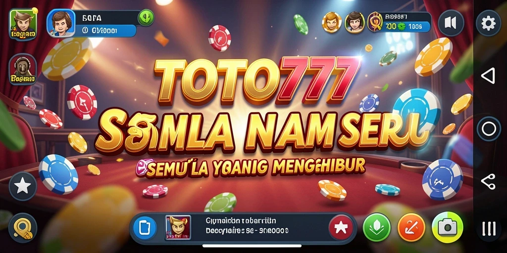 Tampilan gameplay TOTO777 yang menarik dan interaktif.